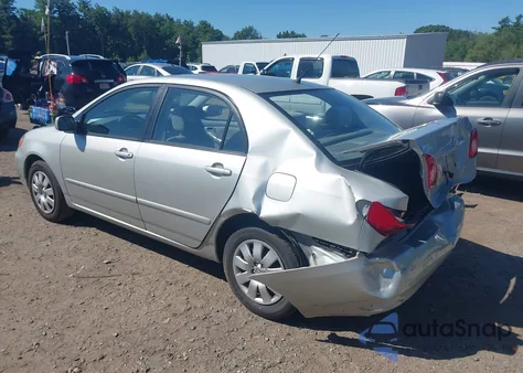 2004 Toyota Corolla Le z USA, uszkodzony, nr VIN 2T1BR38E84C199861